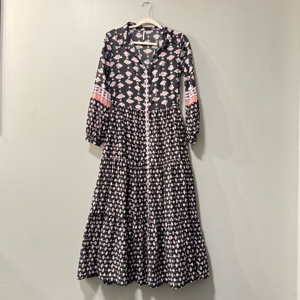 Free People Papillon Maxi Dress Super cute